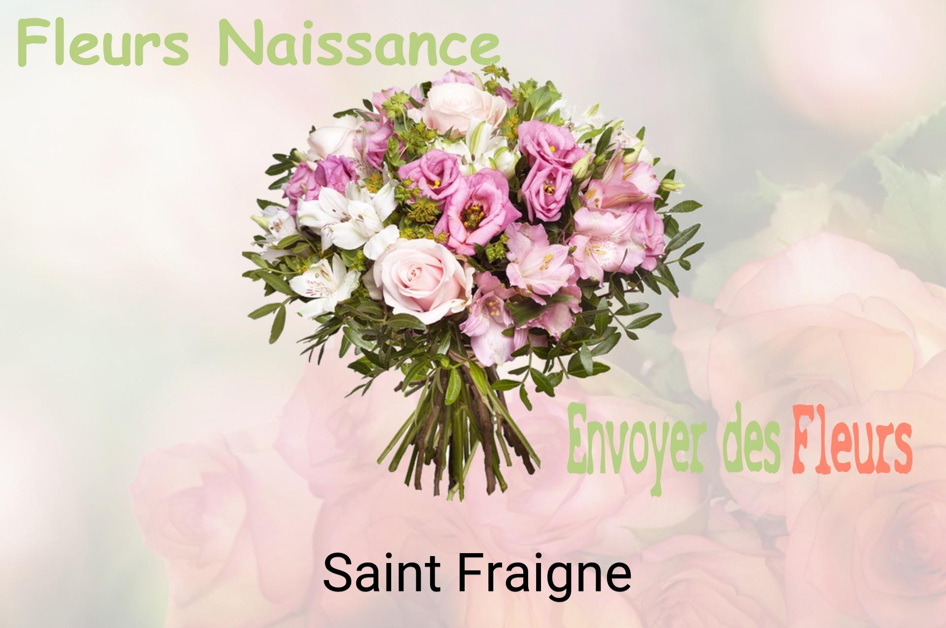 Bouquet de fleurs de naissance livré à Saint-Fraigne
